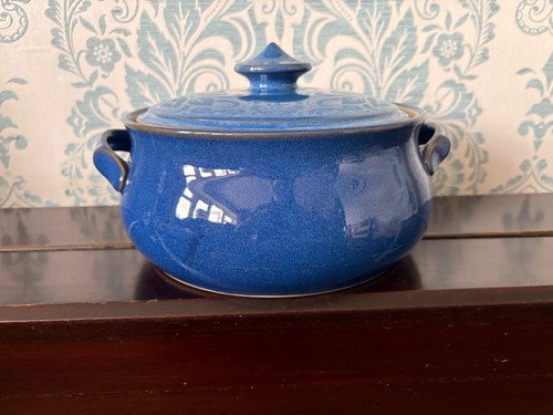Denby pottery blue 3pt - pottery, (1.4l)