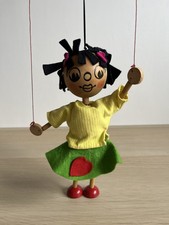 ‘Woodentop’ Pelham Puppet - Big wooden headed girl - 1970s