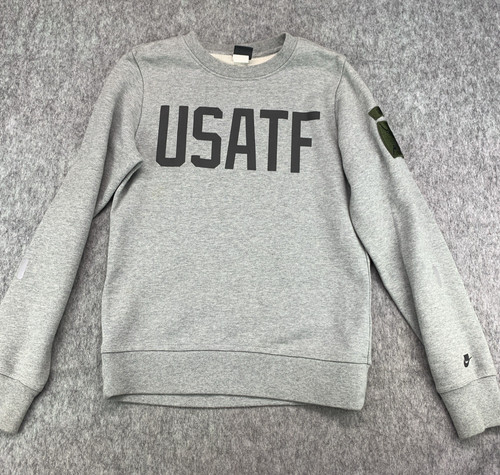 Vtg grey nike usatf - grey, sweatshirt