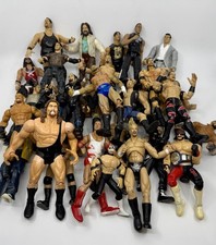 WWE WWF Jakks Pacific Figure Lot x25 The Rock Steve Austin Kurt Angle Vince etc.