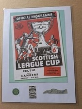 BERTIE PEACOCK CELTIC CAPTAIN 1957 HAMPDEN IN THE SUN HAND-SIGNED PHOTOCARD