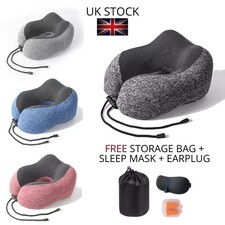 Travel Pillow Memory Foam U Shaped Neck Support Soft Head Rest Car Plane Cushion