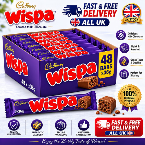 Cadbury wispa chocolate bar - wispa,