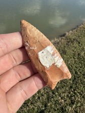 Rare Native American Fluted Clovis Point Arrowhead Indiana 