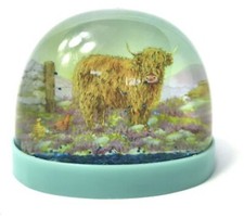 HIGHLAND COW GLITTER SNOW