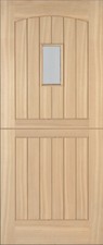 Oak Stable Door Cottage Style Obscure Glazed - 45mm Three sizes available