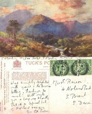 Vintage Postcard - Pitlochry