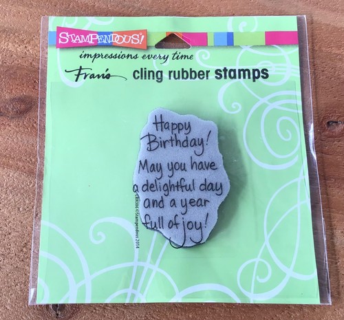 Stampendous cling rubber stamp - cling,