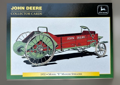 John deere collector card - deere,