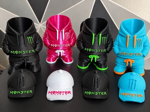 Monster energy printed can - monster, 3d-printed