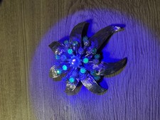 Uranium Glass And Faux Pearl