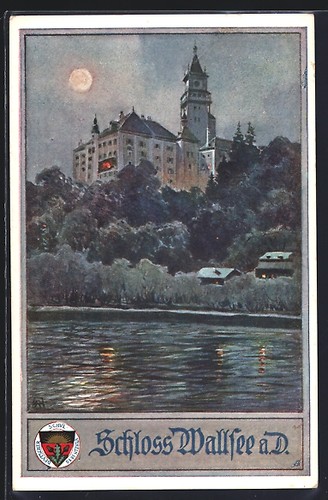 Postcard german school - postcard,