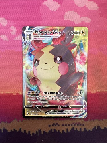 Pokemon card morpeko vmax - card,