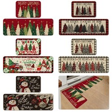 1/2pcs Christmas Kitchen Floor