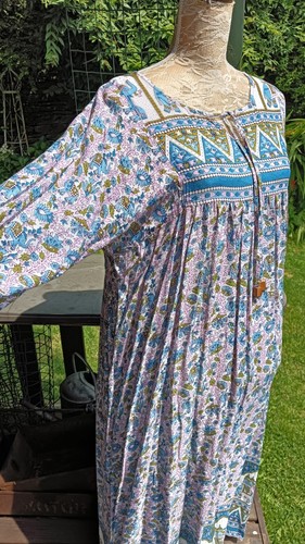 Vtg maxi dress hippie - hippie, indian