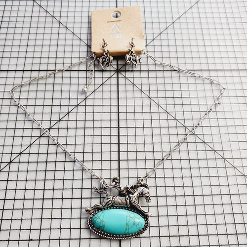 Necklace pierced earring - pierced,