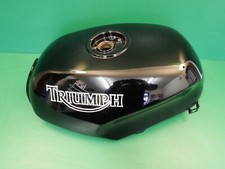 TRIUMPH FUEL PETROL TANK BLACK SPEED TRIPLE 750 dented  #0286