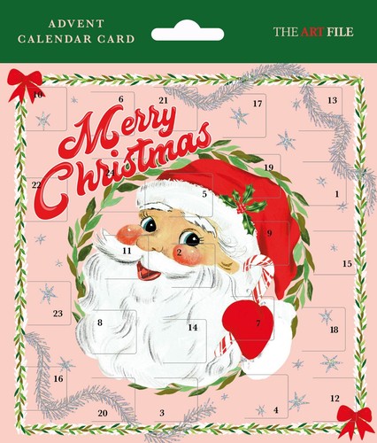 Advent calendar vintage santa - advent,