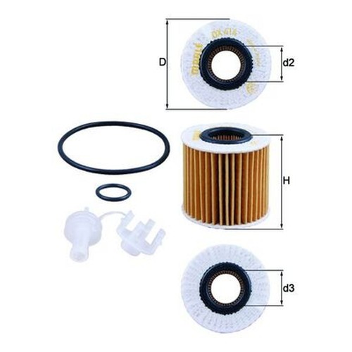 Oil filter for toyota - toyota, fj