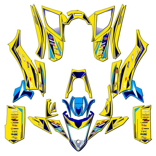 2017 2021 yfz - surge, yellow
