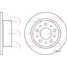 2x Brake Discs Solid For