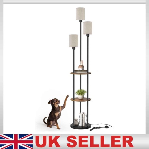 Head floor lamp - 3-head, 2-tier