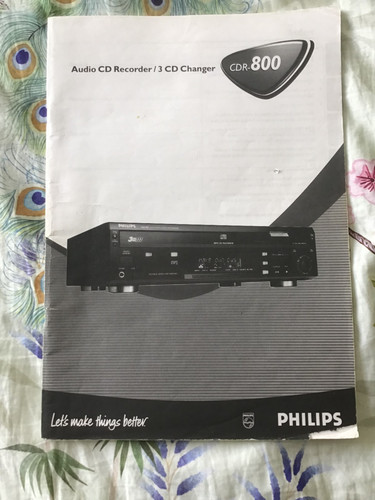 Philips cdr 800 audio - philips, cd