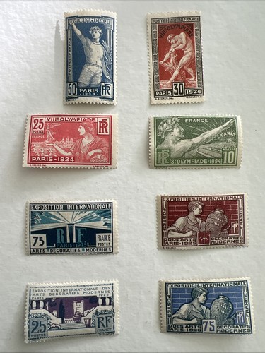 French stamps 1924 - french,