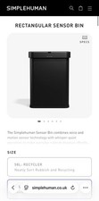 Simple Human Matt Black | 58 L
