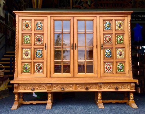 Antique large oak - large, wooden