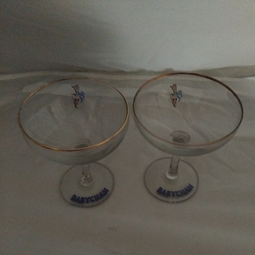 Vintage babycham glass 1950s - babycham,