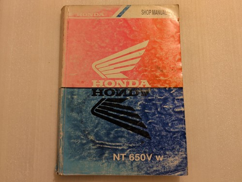 Honda shop manual for - 650, v