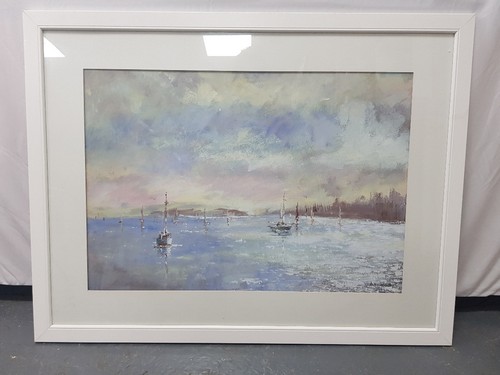 Anthony waller framed seascape - anthony,