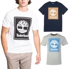 Timberland Mens Printed T Shirts Short Sleeve Casual Cotton Quick Dry T Shirt