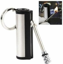 Mini Waterproof Outdoor Lighter Pocket Camping Hiking Fire Starter Match Keyring