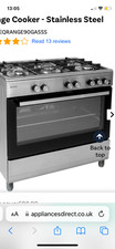 Bush dual 90cm cooker - 5, gas