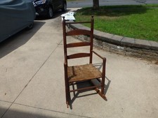 EARLY LADDER BACK ROCKER