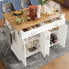 Kitchen Island on Wheel with