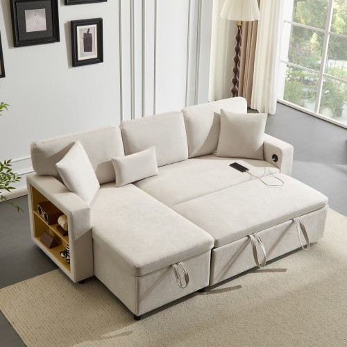 Corner sofa bed - sofa,