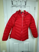 Trespass Quilted Technical Performance TP50 Removeable Hood, Red Size 14