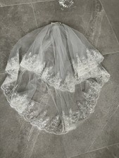 Bridal Veil with Comb 2-Tier New