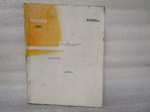 1990 recalls - 1990,