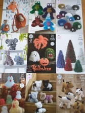 Crochet & Double Knitting Patterns for Dolls Clothes & Soft Toys