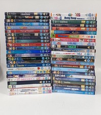 Job Lot Bundle of 48 Family Disney Kids Comedy Animated Films DVDs - PRE-OWNED