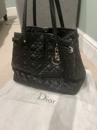 Christian dior black leather - christian,
