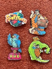 Vintage Set Amblin Flintstones Movie Fridge Magnets 1994. X 4
