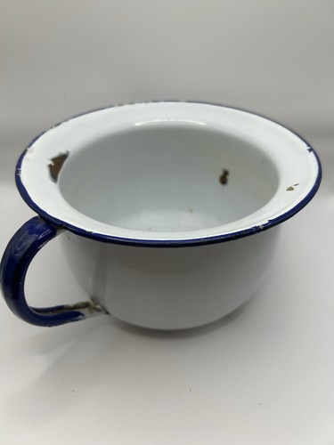 Antique white enamel - antique, chamber