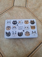 SMALL METAL STORAGE TIN BOX