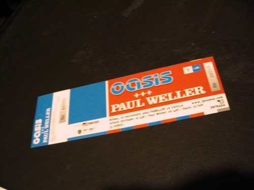 Oasis paul weller unused - +,