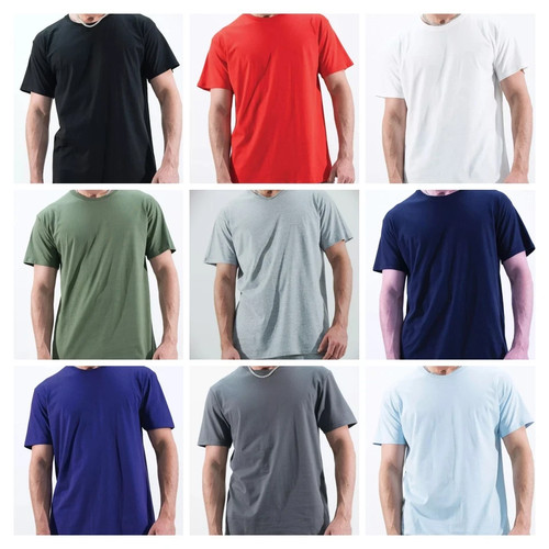Pack mens slim fit plain - mens,